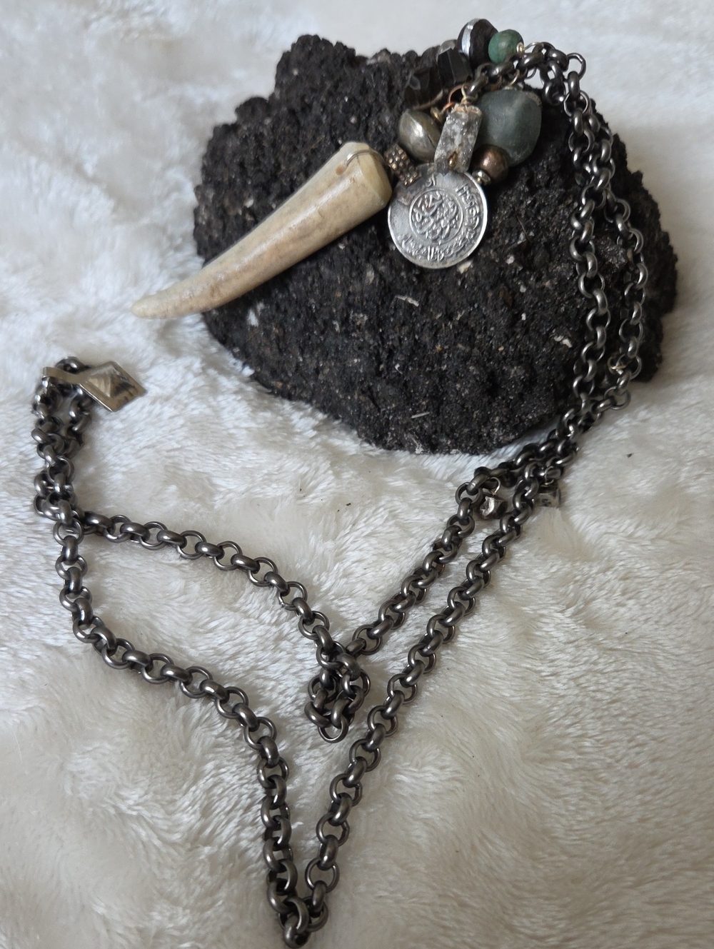 Traditional Bavarian Women's Charini Necklace Adorned With Hunting Pendants.